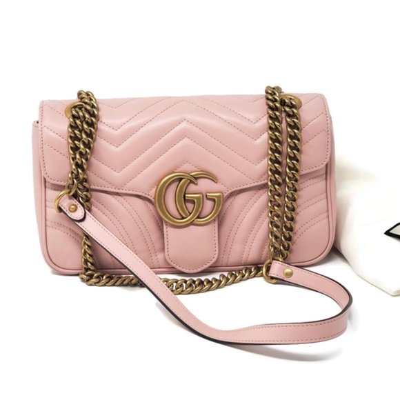 Gucci Handbags - Gucci Small Marmont Matellasse Leather Crossbody